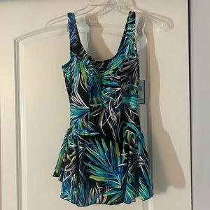Lycra Xtra Life Tropical Swim Dress NWT 10